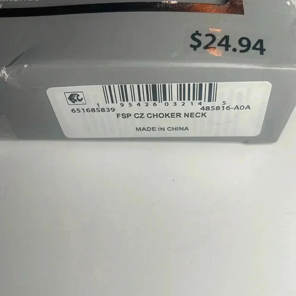 Believe by Brilliance Choker with extender necklace cubic zirconia, silver nwt - Picture 7 of 7